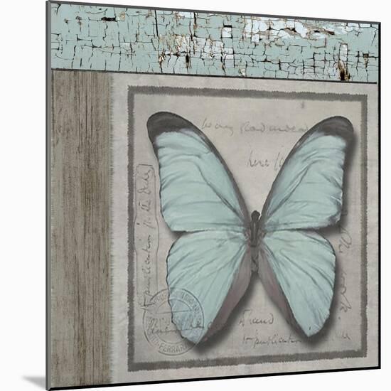 Butterfly Blue-Karen Williams-Mounted Giclee Print