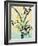 Butterfly Botanical Yellow Flowers Collage-Piddix-Framed Art Print