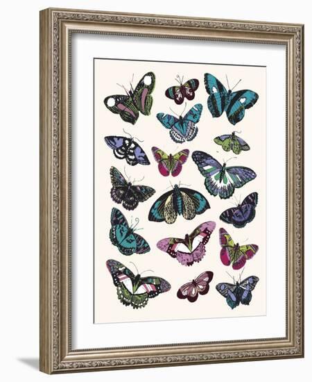 Butterfly Cloud-Clara Wells-Framed Art Print