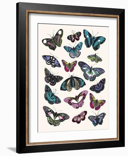 Butterfly Cloud-Clara Wells-Framed Art Print