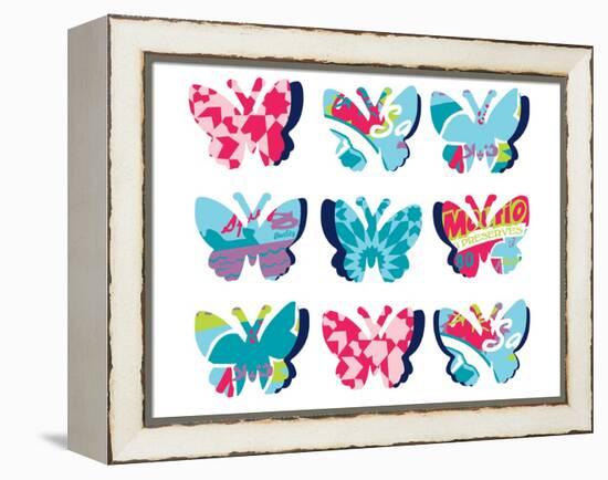 Butterfly Collage-null-Framed Premier Image Canvas