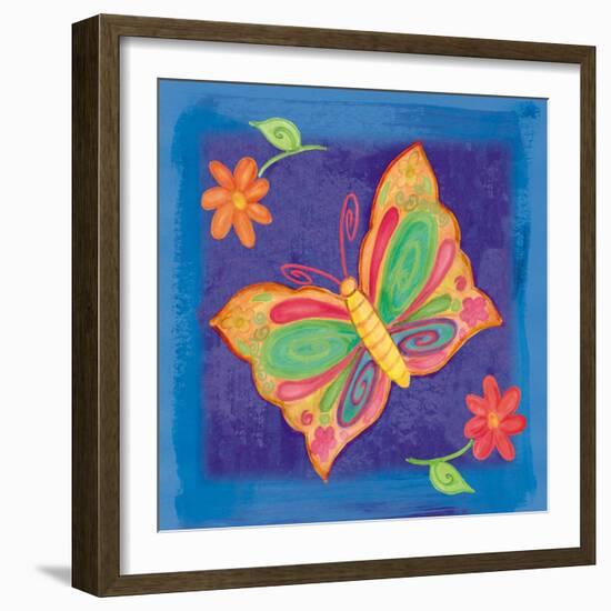 Butterfly Colors 03-Maria Trad-Framed Giclee Print