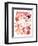 Butterfly Dance in Pink C-Allyson Fukushima-Framed Giclee Print