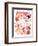 Butterfly Dance in Pink C-Allyson Fukushima-Framed Giclee Print