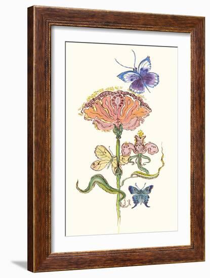 Butterfly Design 3-Judy Mastrangelo-Framed Giclee Print