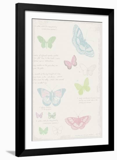 Butterfly Diary-Maria Mendez-Framed Giclee Print