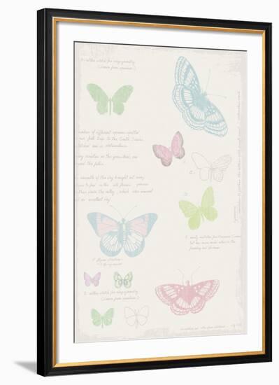 Butterfly Diary-Maria Mendez-Framed Giclee Print