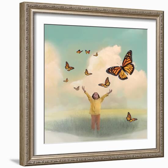 Butterfly Dream-Nancy Tillman-Framed Art Print