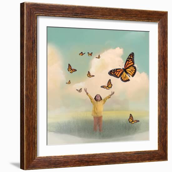 Butterfly Dream-Nancy Tillman-Framed Art Print