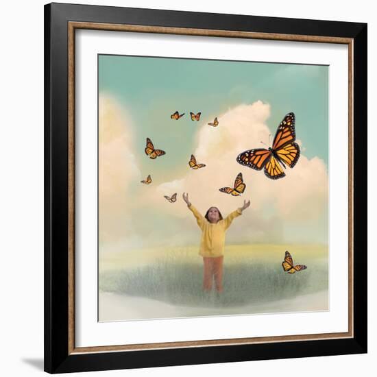 Butterfly Dream-Nancy Tillman-Framed Art Print
