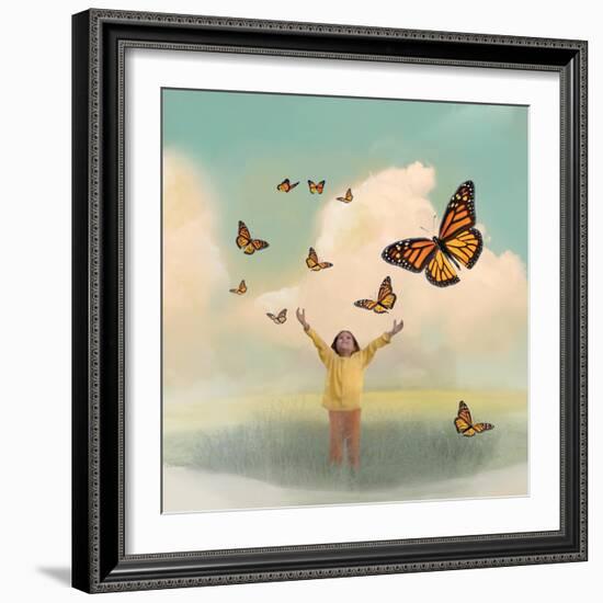 Butterfly Dream-Nancy Tillman-Framed Art Print