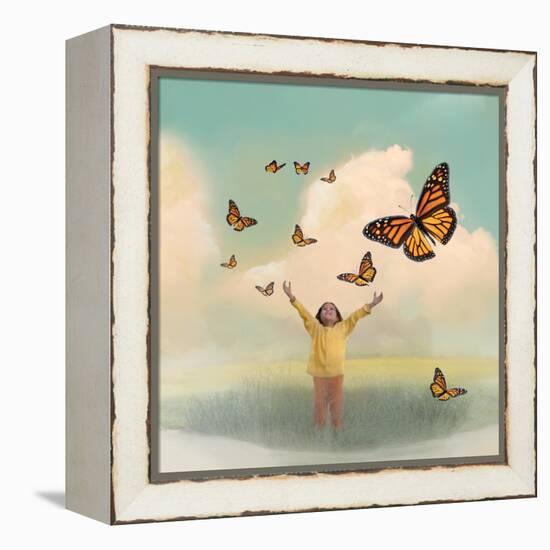 Butterfly Dream-Nancy Tillman-Framed Stretched Canvas