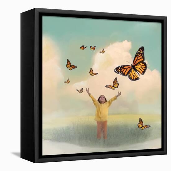 Butterfly Dream-Nancy Tillman-Framed Stretched Canvas