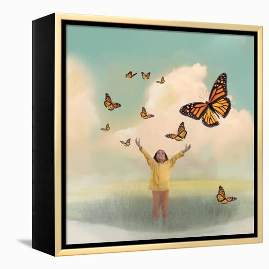 Butterfly Dream-Nancy Tillman-Framed Stretched Canvas
