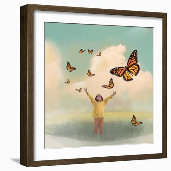 Butterfly Dream-Nancy Tillman-Framed Premium Giclee Print