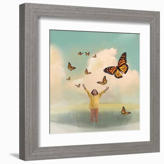 Butterfly Dream-Nancy Tillman-Framed Art Print