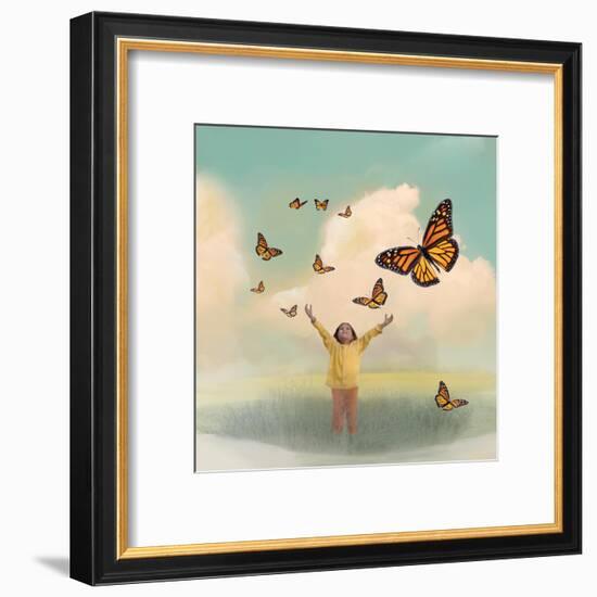 Butterfly Dream-Nancy Tillman-Framed Art Print