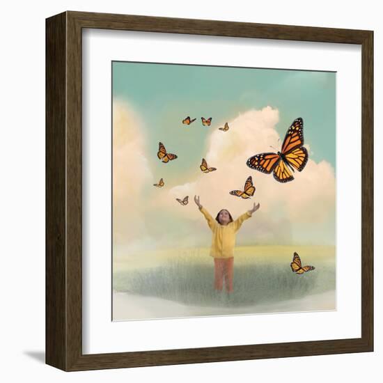 Butterfly Dream-Nancy Tillman-Framed Art Print