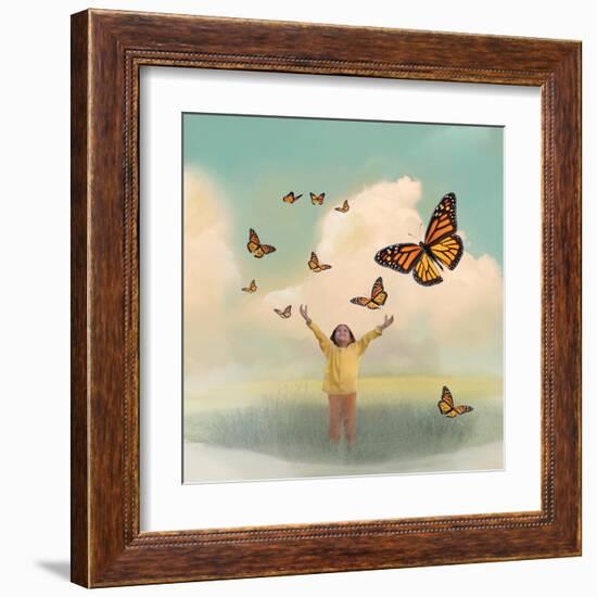 Butterfly Dream-Nancy Tillman-Framed Art Print