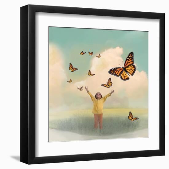 Butterfly Dream-Nancy Tillman-Framed Art Print