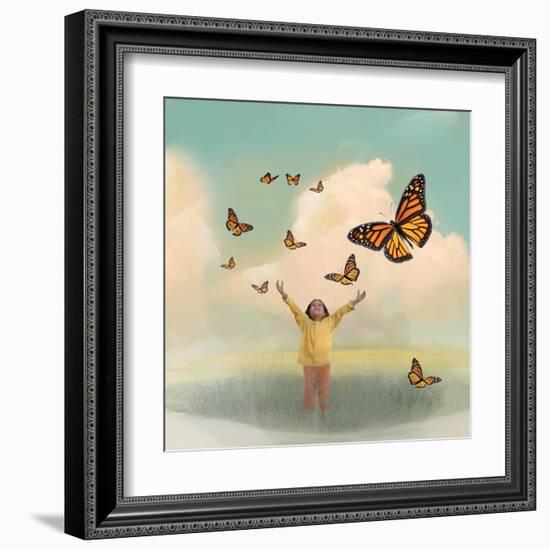 Butterfly Dream-Nancy Tillman-Framed Art Print