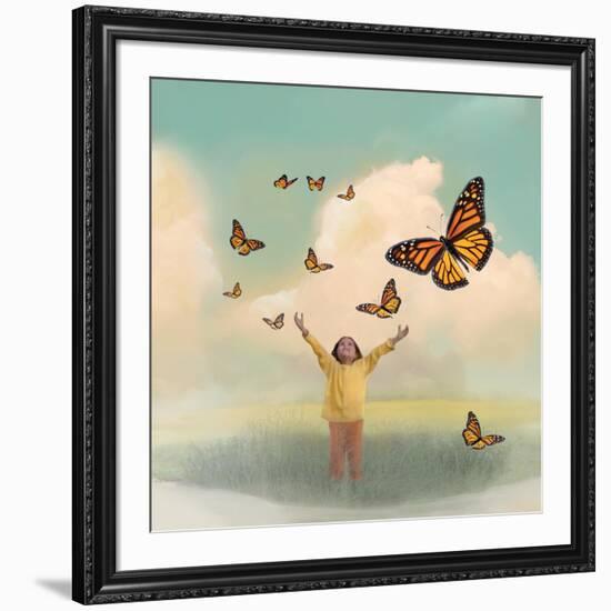 Butterfly Dream-Nancy Tillman-Framed Art Print