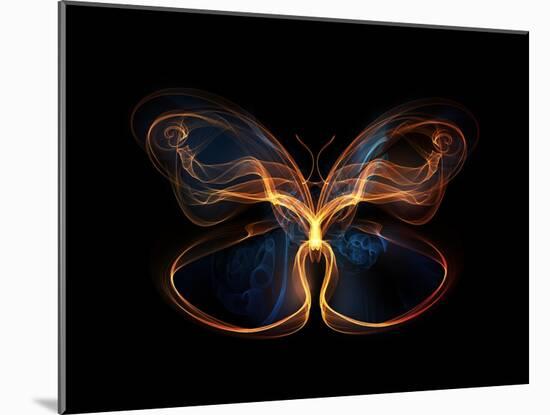 Butterfly Element-agsandrew-Mounted Art Print