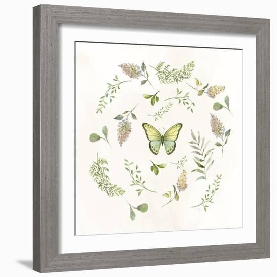 Butterfly Enchantment I-null-Framed Art Print