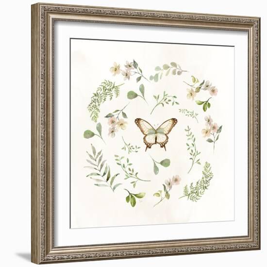 Butterfly Enchantment II-null-Framed Art Print