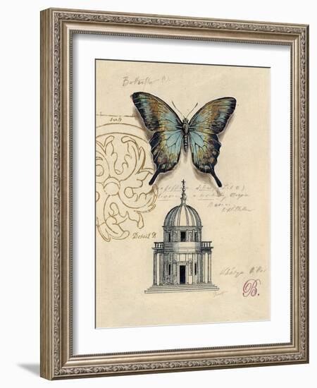 Butterfly Etching-Chad Barrett-Framed Art Print