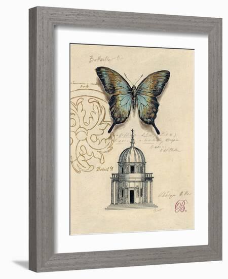 Butterfly Etching-Chad Barrett-Framed Art Print