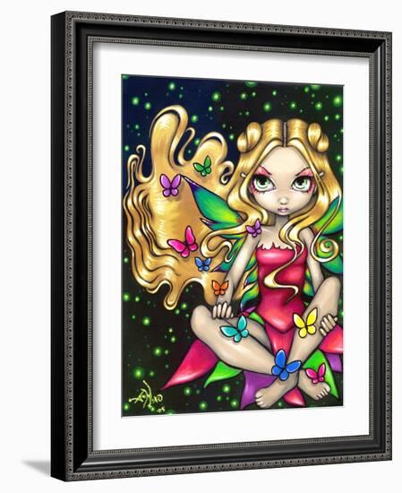 Butterfly Fairy Princess-Jasmine Becket-Griffith-Framed Art Print