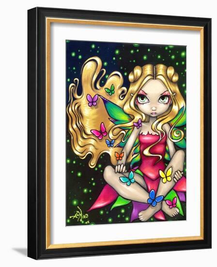 Butterfly Fairy Princess-Jasmine Becket-Griffith-Framed Art Print