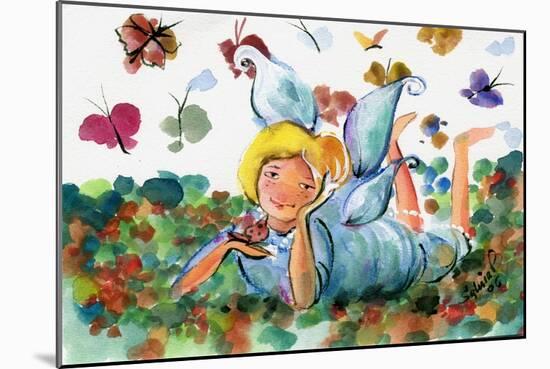 BUTTERFLY FAIRY-sylvia pimental-Mounted Art Print