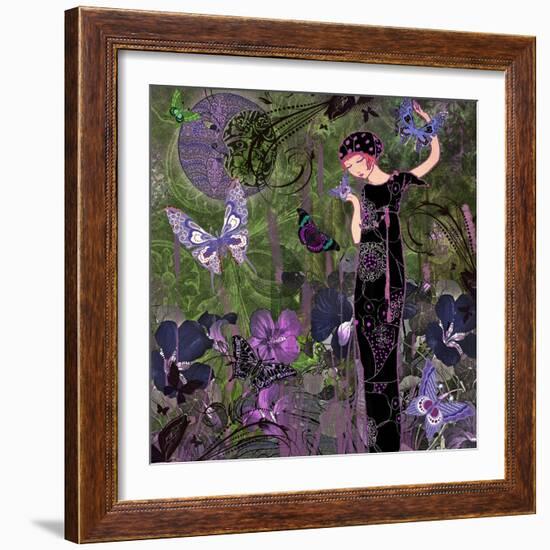 Butterfly Forest-Mindy Sommers-Framed Giclee Print