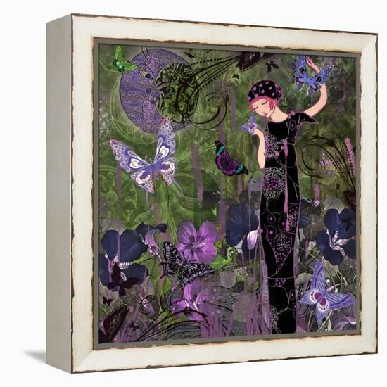 Butterfly Forest-Mindy Sommers-Framed Premier Image Canvas