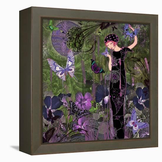 Butterfly Forest-Mindy Sommers-Framed Premier Image Canvas