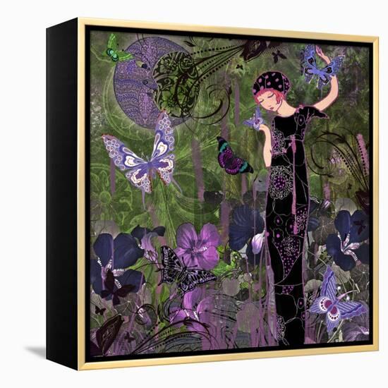 Butterfly Forest-Mindy Sommers-Framed Premier Image Canvas