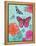 Butterfly Garden I-Teresa Woo-Framed Stretched Canvas