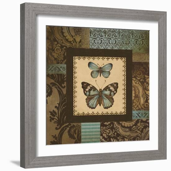 Butterfly Garden II-Kimberly Poloson-Framed Art Print