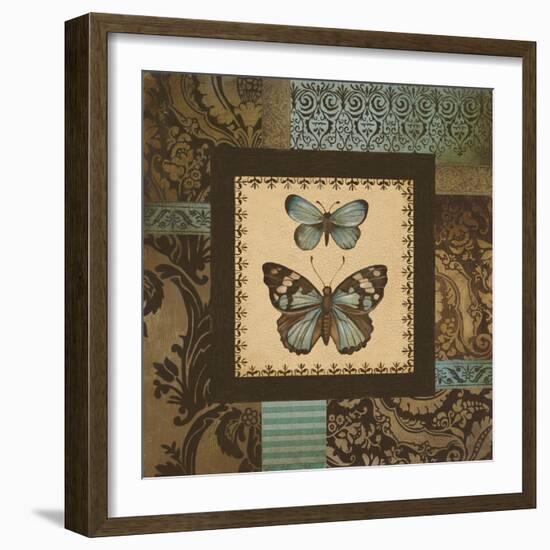 Butterfly Garden II-Kimberly Poloson-Framed Art Print