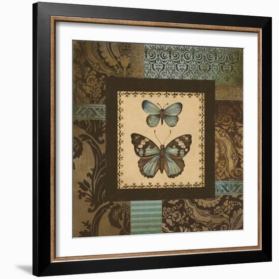 Butterfly Garden II-Kimberly Poloson-Framed Art Print