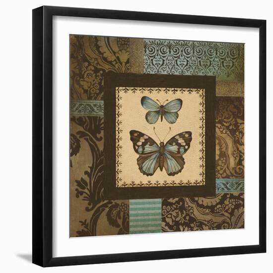 Butterfly Garden II-Kimberly Poloson-Framed Art Print