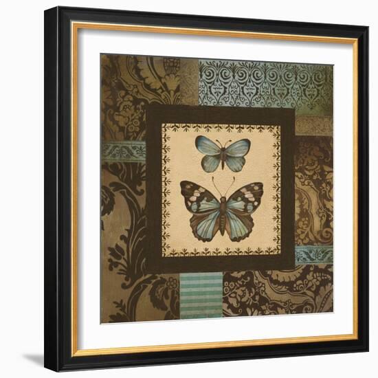 Butterfly Garden II-Kimberly Poloson-Framed Art Print