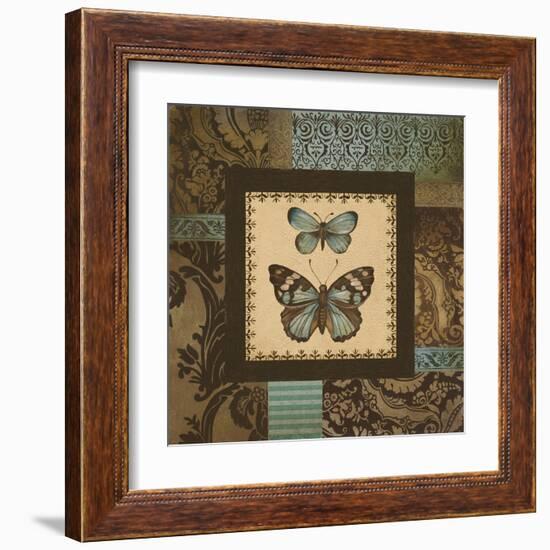 Butterfly Garden II-Kimberly Poloson-Framed Art Print