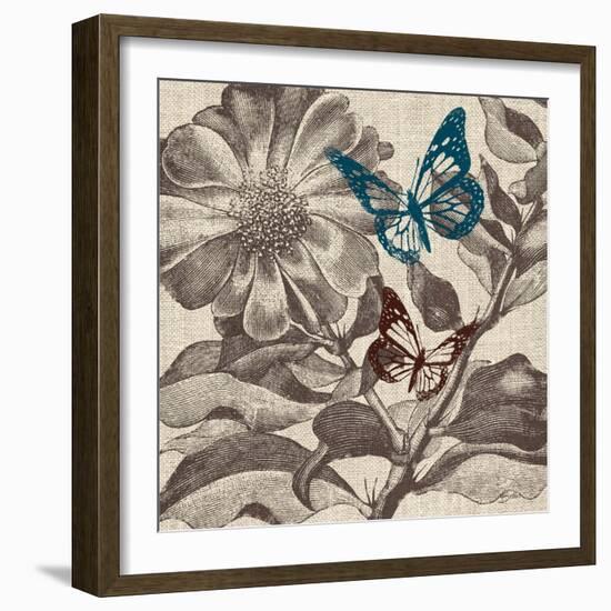 Butterfly Gardens-Bella Dos Santos-Framed Art Print