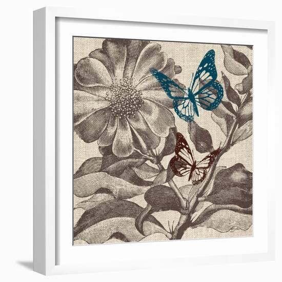 Butterfly Gardens-Bella Dos Santos-Framed Art Print