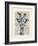 Butterfly Giraffe-Matt Dinniman-Framed Art Print