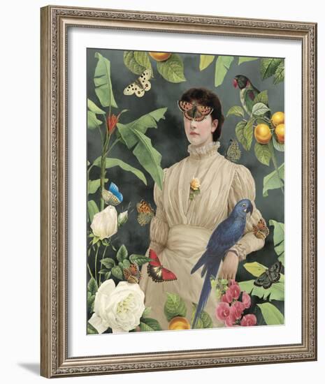 Butterfly Girl-Eccentric Accents-Framed Giclee Print