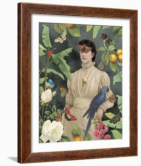 Butterfly Girl-Eccentric Accents-Framed Giclee Print